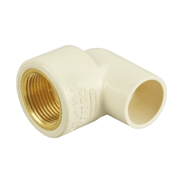 FEMALE THREADED ELBOW (Brass Insert)